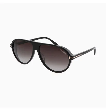 Солнцезащитные очки мужские Tom Ford Black/Grey FT1023-01B-60