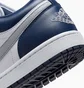 Кроссовки мужские Air Jordan 1 Low Midnight Navy Blue/White 553558-141