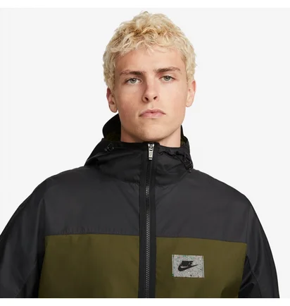 Куртка чоловіча Nike Sportswear Woven Jacket Black/Olive Dx1662-326