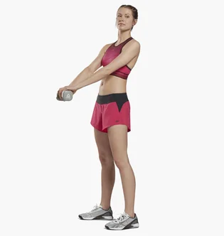 Шорти жіночі Reebok United By Fitness Training Shorts Red Gs7226