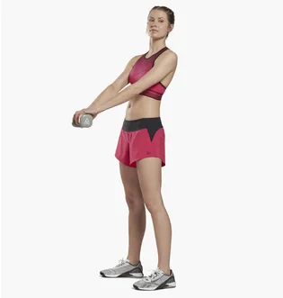 Шорты женские Reebok United By Fitness Training Shorts Red Gs7226