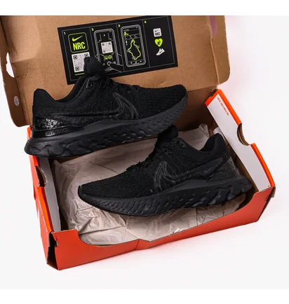 Кроссовки женские Nike React Infinity Run Flyknit 3 Black Dd3024-005
