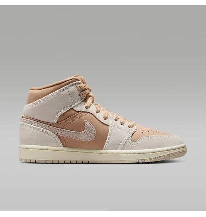 Кросівки жіночі Air Jordan 1 Mid Se Brown/Beige HV4269-200