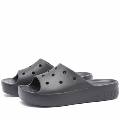 Тапочки мужские Crocs Classic Platform Slide Black 208180-001