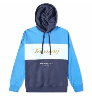 Худи мужское Tommy Jeans Archive Hoody Blue/Light Blue DM0DM14200-C87