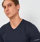 Футболка чоловіча Kappa Mezza Manica Scollo V Blue K1316-BLUNAVY