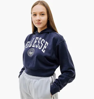 Худі жіноче Ellesse Rosarian Cropped Hoody Blue SGV20270-429