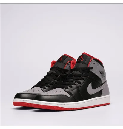 Кроссовки мужские Air Jordan 1 Mid Black/Grey DQ8426-006
