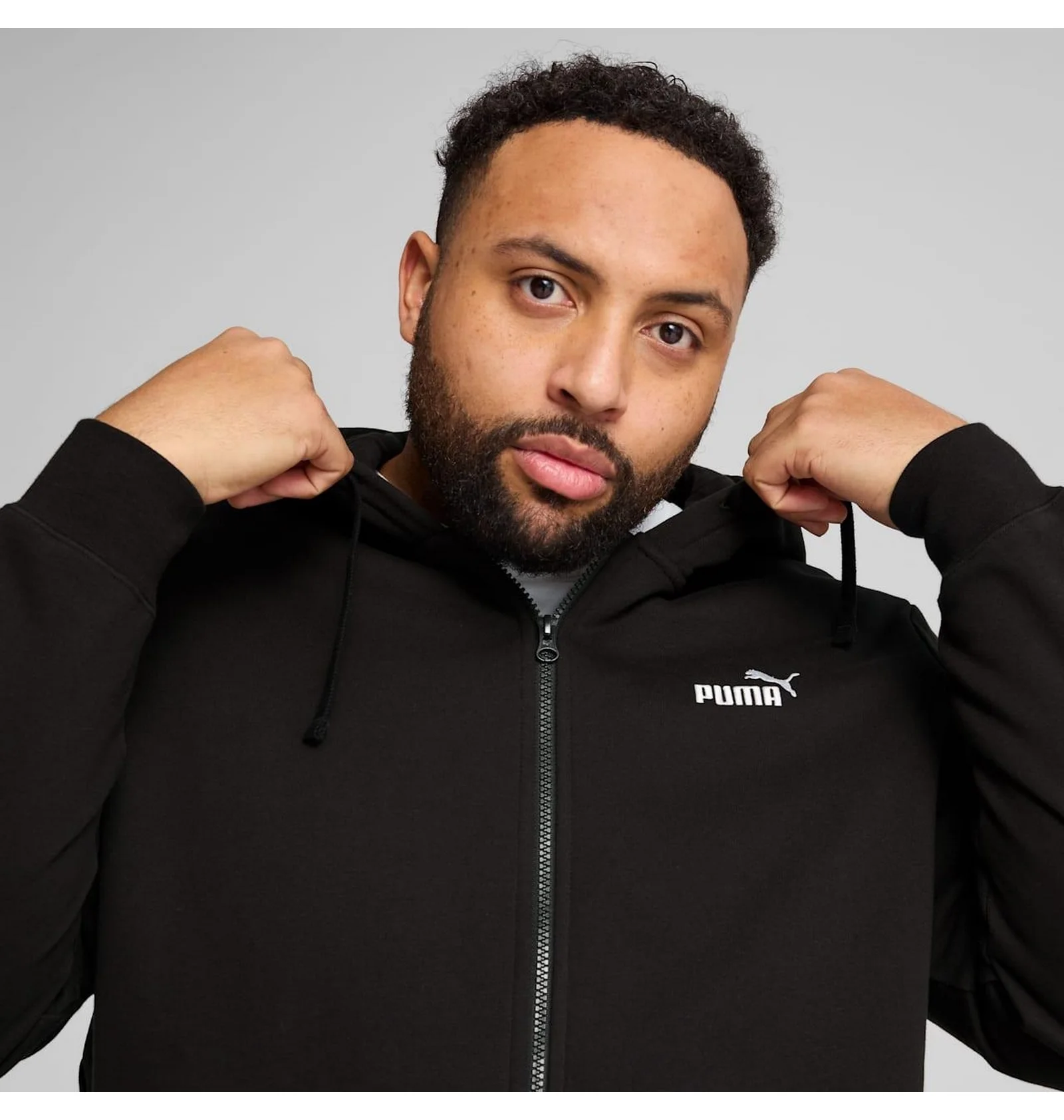 ᐉ Толстовка мужская Puma Ess Full-Zip Hoodie Black 682586-01