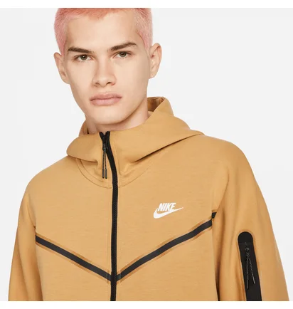 Толстовка чоловіча Nike Sportswear Tech Fleece Orange Cu4489-722