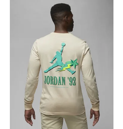 Лонгслив мужской Air Jordan Brand MenS Long-Sleeve T-Shirt Beige DV1469-219