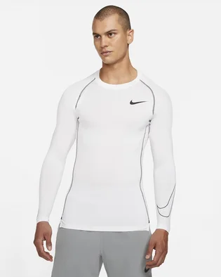 Термобелье мужское Nike Pro Dri-Fit Longsleeve White Dd1990-100