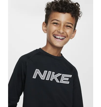 Лонгслів дитячий Nike Df Ls Crew Warm Black HF4362-010