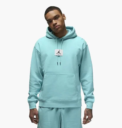 Худи мужское Air Jordan Brand Flight Fleece Hoodie Light Blue DQ7338-464