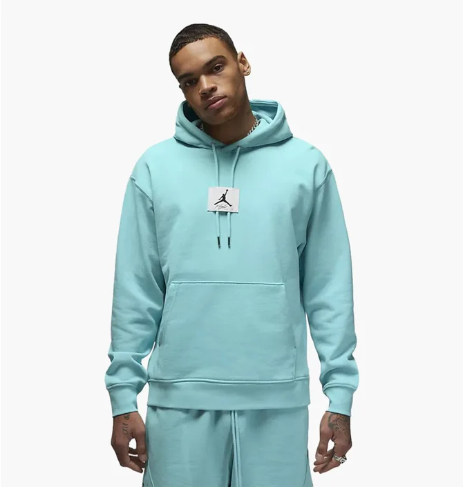 Худи мужское Air Jordan Brand Flight Fleece Hoodie Light Blue DQ7338-464
