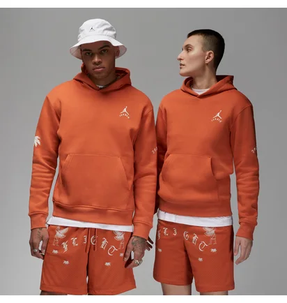 Худи мужское Air Jordan X Umar Rashid Flight Artist Series Hoodie Orange DX9706-812