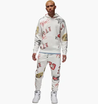 Спортивный костюм мужской Air Jordan Brooklyn Fleece White FN4545-133__FN4547-133