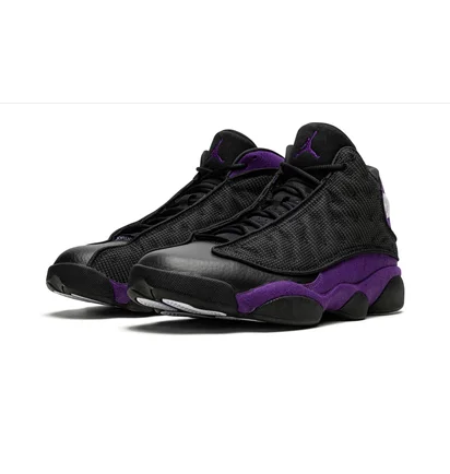Кросівки чоловічі Air Jordan 13 Retro Black/Violet DJ5982-015