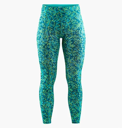 Лосини жіночі Craft Pulse Tights W Turquoise/Multi 1906083-119