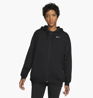 Толстовка жіноча Nike W Nsw Jrsy Os Fz Hoodie Black DM6415-010