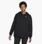 Толстовка жіноча Nike W Nsw Jrsy Os Fz Hoodie Black DM6415-010