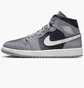 Кроссовки женские Air Jordan 1 Mid Grey Bq6472-022