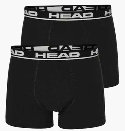 Труси чоловічі HEAD Basic Boxer Black (2 шт) 701202741-005