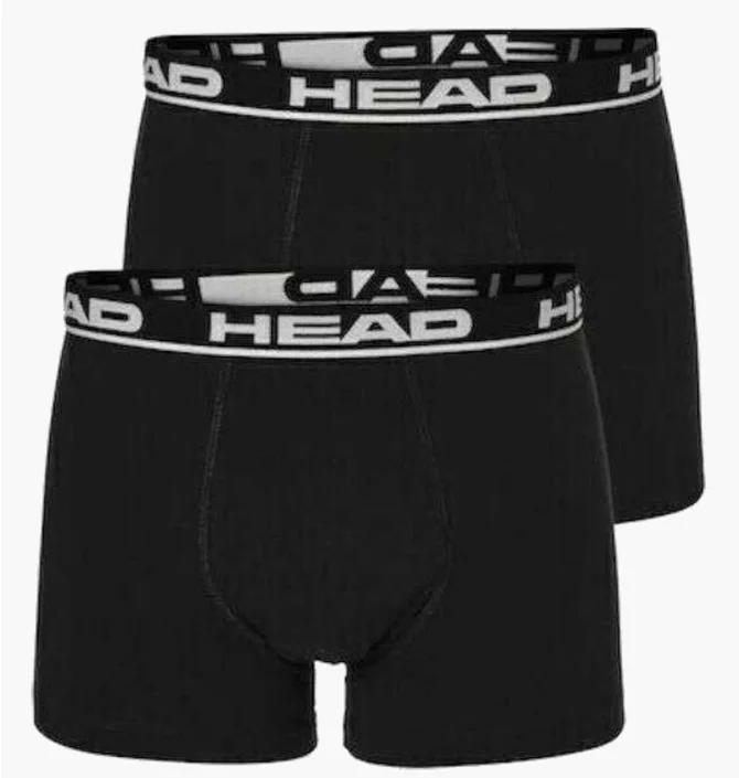 Труси чоловічі HEAD Basic Boxer Black (2 шт) 701202741-005