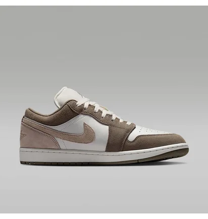 Кроссовки мужские Air Jordan 1 Low Olive/White 553558-046