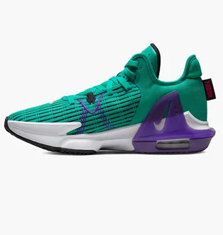 Кроссовки унисекс Nike Lebron Witness Vi Green/Violet Cz4052-300
