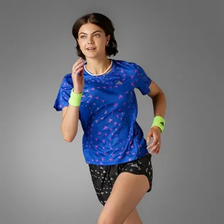 Футболка женская Adidas Graphic Aeroready Performance Blue IY7514