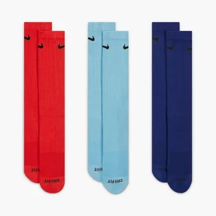 Носки унисекс Nike Evry Plus Cush Crew Multi (3 пары) SX6888-925