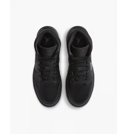 Кроссовки детские Air Jordan 1 Mid Black 554725-091