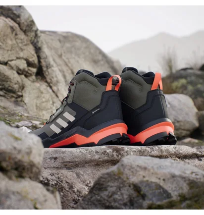Ботинки мужские Adidas Terrex Ax4 Mid Gore-Tex Hiking Shoes Olive/Black IG8853