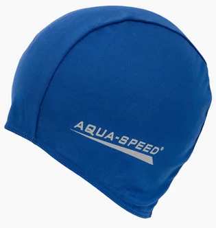 Шапочка для плавания женская Aqua speed Polyester Cap 6454 Blue 091-02
