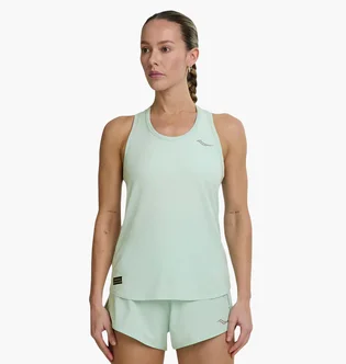Майка женская Saucony Stopwatch Green SAW800482-AQH