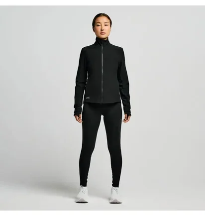 Вітровка жіноча Saucony Hurricane Soft Shell Black SAW800519-BK