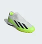 Сороконіжки унісекс Adidas X Crazyfast.3 Laceless Turf Shoes White/Green ID9346