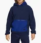 Худи мужское Nike Hooded Sweatshirt Polar Fleece Hoody Blue FD4338-410