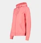 Толстовка женская CMP Jacket Fix Hood Peach 32D8016-B557