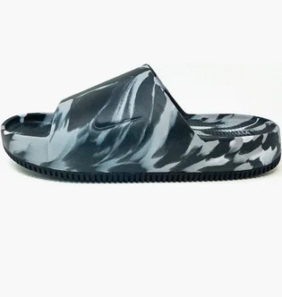 Тапочки мужские Nike Calm Se Slide Black/Light Blue FV5637-001