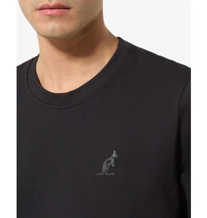 Футболка мужская AUSTRALIAN Impact Color Block Cotton T-Shirt Black/White LSUTS0018-003