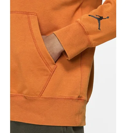 Худи мужское Air Jordan Mens Performance Hoodie Orange DH0598-893