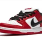 Кроссовки унисекс Nike Sb Dunk Low Pro Red/White BQ6817-600