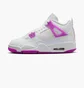 Кроссовки детские Air Jordan 4 Retro Hyper Violet White FQ1314-151