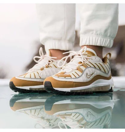 Кросівки жіночі Nike Air Max 98 Phantom White/Brown AH6799-003