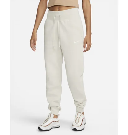 Штани жіночі Nike Sportswear Phoenix Fleece High-Waisted Joggers White DQ5688-104
