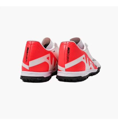 Сороконожки унисекс Nike Mercurial Vapor 15 Academy Turf Soccer Shoes White/Red DJ5635-600