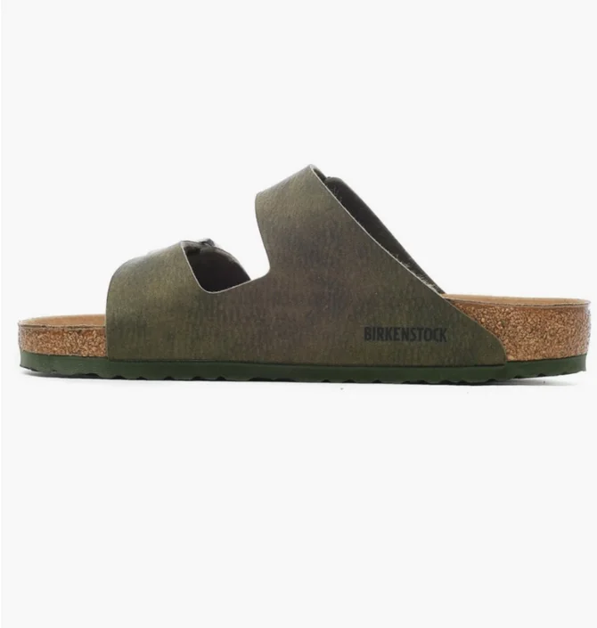 Сандалі чоловічі Birkenstock Arizona Syn Desert Dust Thyme Olive 1024550