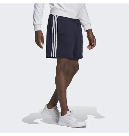 Шорты мужские Adidas Essentials French Terry 3-Stripes Shorts Blue Gk9598